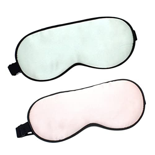 FRCOLOR 2個 不足 旅行用スリーピング 目隠し ジェルアイシェード 寝るためのアイシャドウ ジェルアイ 眼帯 スリープ 綿の 休息 アイ