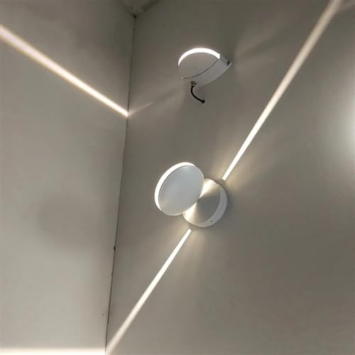 Luz LED para ventana y pasillo exterior en aplique negro impermeable de estilo B 3