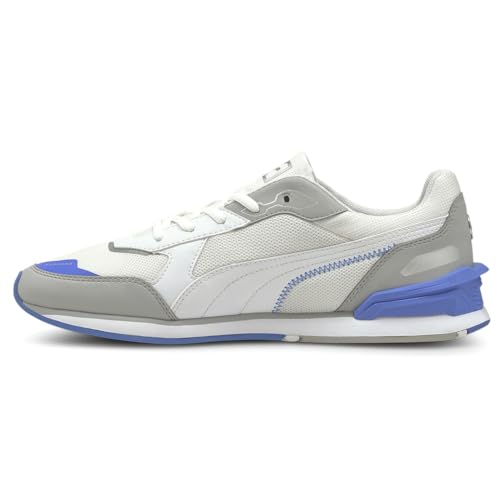 PUMA Mens Mercedes Amg Petronas F1 X Low Racer Lace Up Sneakers Shoes Casual - Grey, White - Size 12 M3