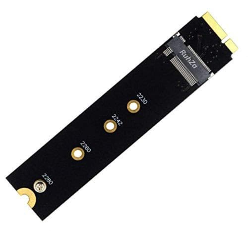 RuhZa M.2 NGFF SATA to A1465 A1466 (2012 Year ONLY) Adapter for MacBook Air SSD, HDD Hard Disk Drive Converter Card Support 2230 2242 2260 2280 SSD-image-28