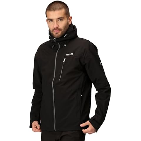 Regatta Mens Birchdale Waterproof Jacket with Hood Cover