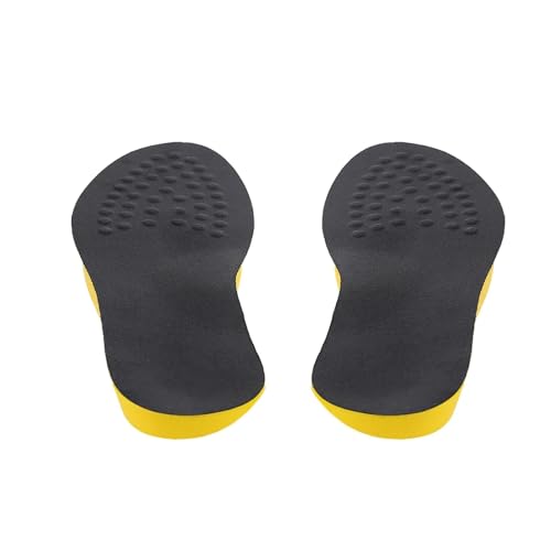 2 pares de plantillas ortopédicas para piernas O/X, plantillas ortopédicas para corrección de postura de supinación y sobrepronación, para mujeres y hombres X/O Valgus Varus ( Color : 2 Pairs Black ,