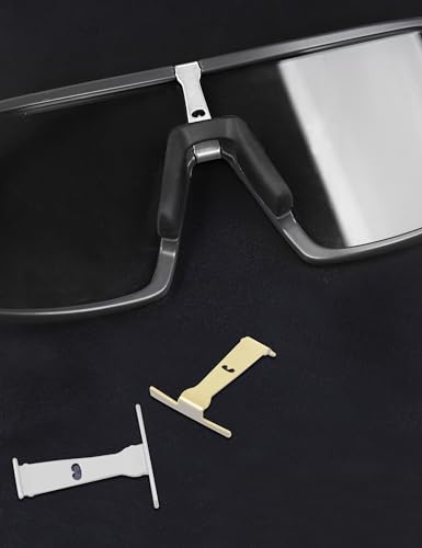 Image of Metallic Replacement Wicket for Oakley Sutro OO9406 /Sutro Asian Fit OO9406A /Sutro S OO9462 Sunglasses - Gold+Silver