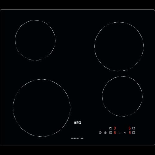 AEG IB6420ACB Plaque de cuisson à induction, autonome, 60 cm, 4 zones de différentes tailles,...