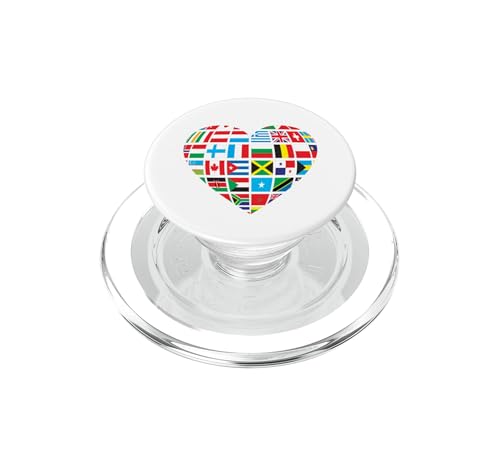 PopGrip pour MagSafe Country Flags PopSockets anneau magnétique cœur amovible