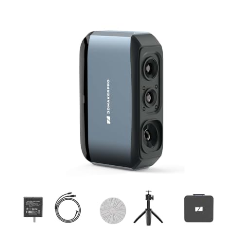 3DMakerpro 3D Scanner Moose, Handheld 3D Scanner for 3D Printing, Up to 0.03mm Accuracy, Suitable for Scanning Objects f