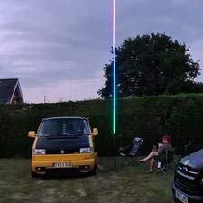 online-leds USB (5V) Digital 5M Dream Chasing Flag Pole Led Strip Light Remote Controlled Caravan Flagpole Lights - Image 6