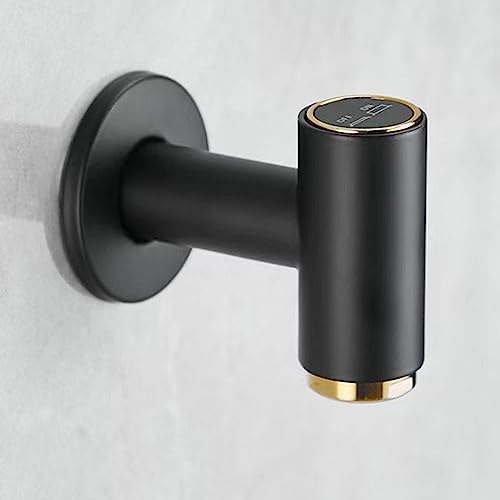 Grifos de baño montados en la pared WaQiH soluciona falta de espacio negro dorado B