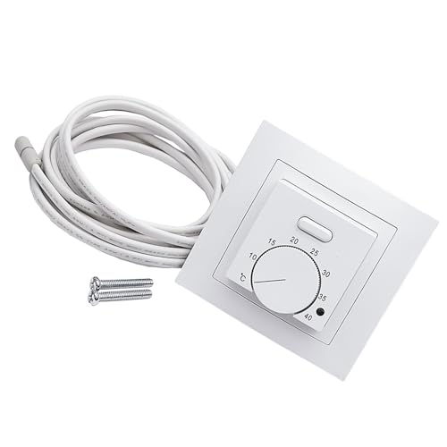 Termostato De Calefacción Mecánico Con Capacidad De Carga Externa De 16 a Perilla De Ajuste De Temperatura De 220 V Protección De La Instalación Del Hogar Termostato De Ambiente Que Ahorra Energía