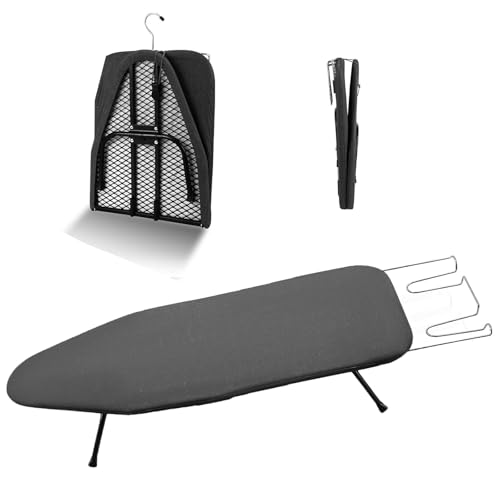 Planche à Repasser Pliable avec Fonction Pliante et Pied Antidérapant - Mini Table à Repasser pour Usage Domestique - 81 x 31 cm