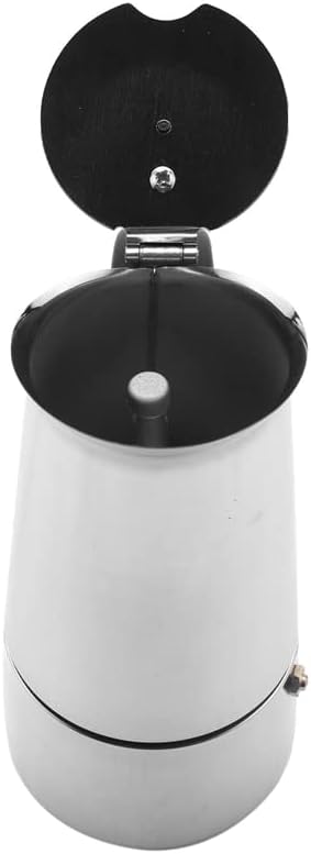 Miniatura 4 de IEASEkfj Espresso Machine Stainless Steel Latte Espresso Portable Coffee Maker Filter Coffee Pots