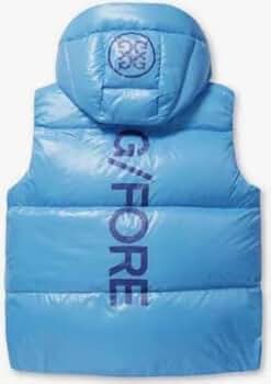 ジーフォア ゴルフ G/FORE Mサイズ メンズ ダウンベスト グレー ジーフォア G/FORE ゴルフウェア メンズ ダウンベスト ダウン