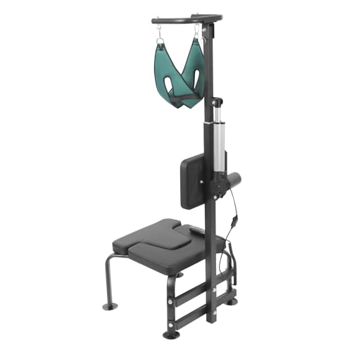 Philipreba 266 Lbs Capacity Stretching Training Equipment for Neck, 29V 55W Cervical Traction Device Back Stretcher Machine, Lower Back Pain Relief Machine Inversion Table