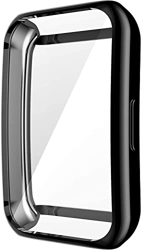 Image of M.G.R.J Soft & Flexible Silicone TPU Full Protection Case Cover for Huawei Band 7 (Black)
