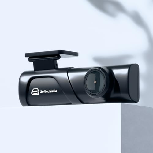 Image of GoMechanic Car DashCam with 2K + 4MP Front & 1080p + 2MP Rear HD Recording, 3.7 inch LCD Touch Screen