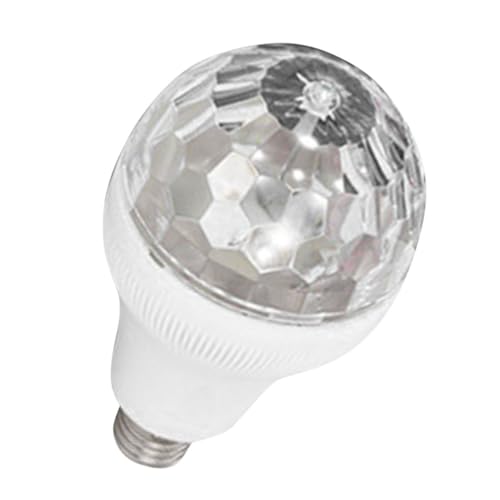ORFOFE E27 Led Disco Light Bulb Rotating Glittering Party Bulb for Birthday Celebration