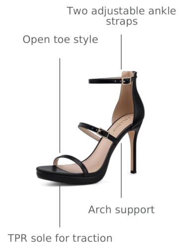 Image of CELLENZ Stiletto Women High Heels: 4.3 Inch Sexy Heel Wear Comfortable | for Formal Dressy Occasion Birthday Night out Wedding Dancing
