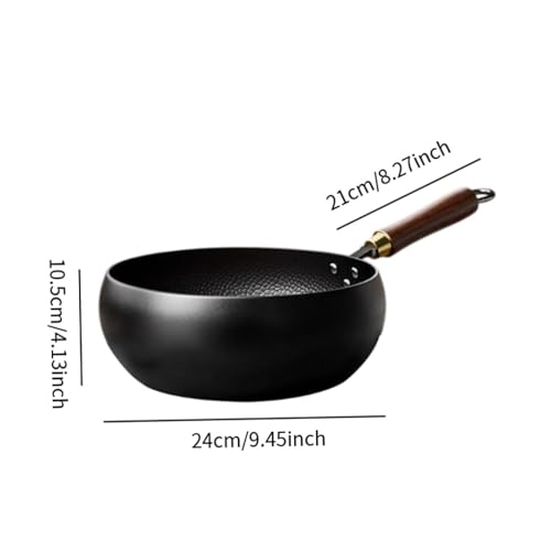Wok Predolo 9.45 in con mango de madera miniatura 2