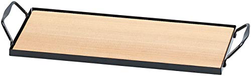 Rosenstein & Söhne Tablas para barbacoas y ahumadores - Accesorios para Barbacoa: 2 Tablas de Cedro para Parrillas de carbón y Gas, con Estructura de Metal (Tablero Incienso) - imagen 2