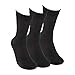 Calcetines ejecutivos de algodón (3 pares) SIN GOMA y SIN COSTURAS para...