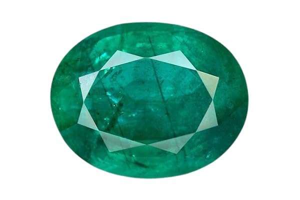 Émeraude brésilienne laboratoire 4 carats pierre précieuse verte en vrac AMZ12799