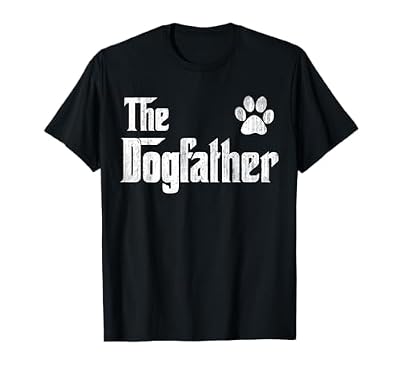 The Dogfather - Regalo para papá de perro Camiseta | Ya disponible en tu tienda friki favorita! En mundofriki.es! The Dogfather - Regalo para papá de perro Camiseta | Ya disponible en tu tienda friki favorita! En mundofriki.es!