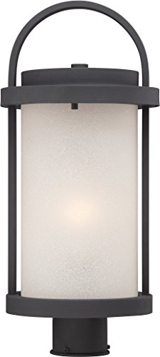 Image of Nuvo Lighting 62 /654 Transitional One Light Outdoor Wall Mount from Willis Collection in Black Finish