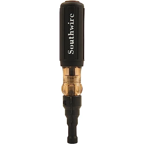 Southwire Conduit Fitting Reaming Screwdriver - Dual-Function Reamer for Inside & Outside Conduit - Cushioned Grip - Removable Head - Power Drill Compatible