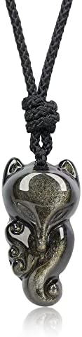 COAI Lucky Fox Necklace Semi Precious Stone Pendant