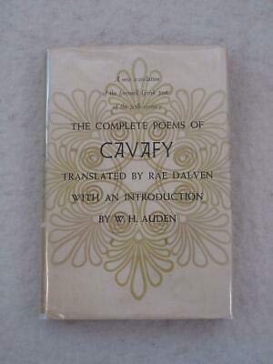 THE COMPLETE POEMS OF CAVAFY 1961 Harcourt, Bra... B08961QT7N Book Cover