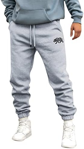 Guolarizi Mens Autumn and Winter High Street Fashion Leisure Loose Sports Running Pants Sweater Pants Trousers Pole Sweat Pants