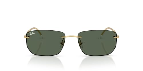 Ray-Ban RB3768 Sunglasses Gold/Dark Green 56 mm