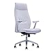 Waytex 78144 TAURI Fauteuil de Direction Ergonomique Simili cuir Synchrone Blanc