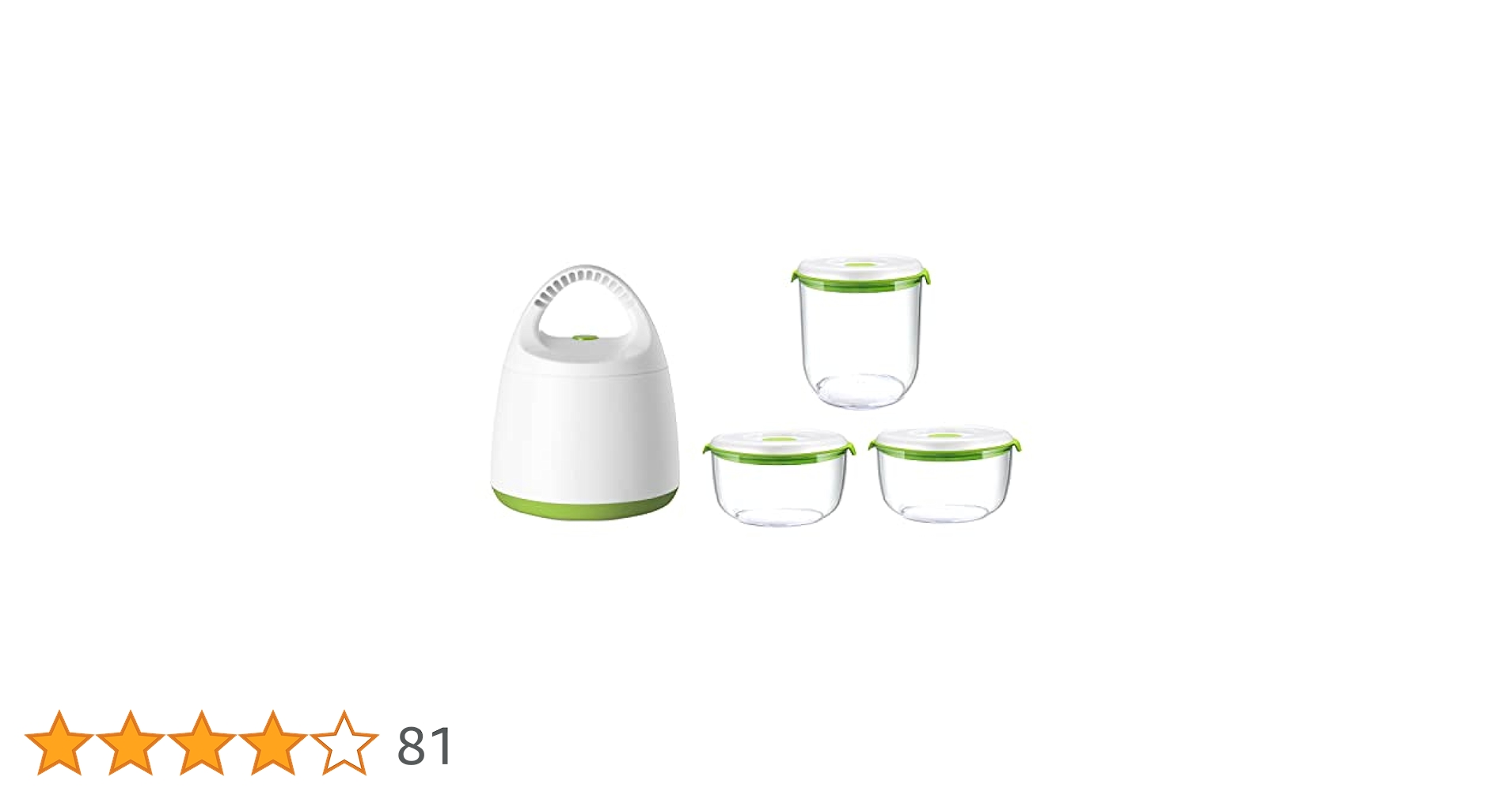 Amazon｜ショップジャパン フォーサ丸型3点セット 真空保存容器