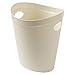 Produktbild Addis 518078 Abfalleimer aus Kunststoff für Badezimmer, Schlafzimmer, Büro, Leinencreme, 12 ltr