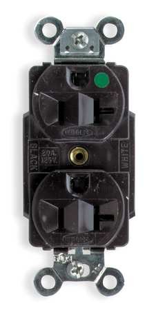 20A Duplex Receptacle 125VAC 5-20R BN