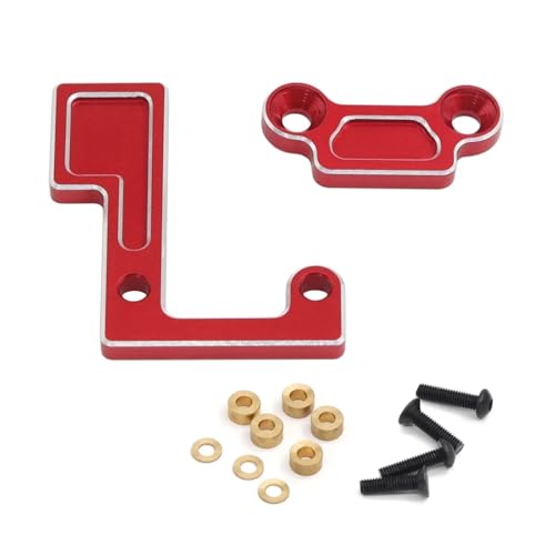 RC�J�[�p�[�c For Tamiya For TT02 TT02D For TT02B TT02S 1/10 ���^�� TATT-074 ���C���V���t�g�x�A�����O�z���_�[�Z�b�g �M�A�}�E���g RC�J�[�A�b�v�O���[�h�p�[�c(Red)