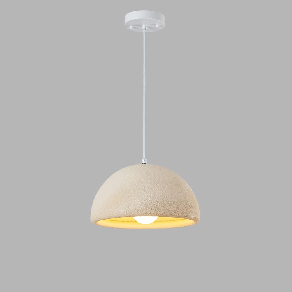 Lustre de salle à manger dôme blanc LED pour en finir avec les repas mal éclairés