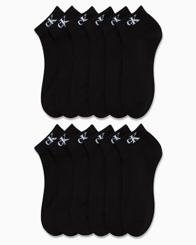 Image of Calvin Klein Womens Quarter Socks - 12 Pack Soft Cushioned Athletic Ankle Socks for Women for Running and Workout