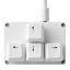 White Arrow Keycaps 2