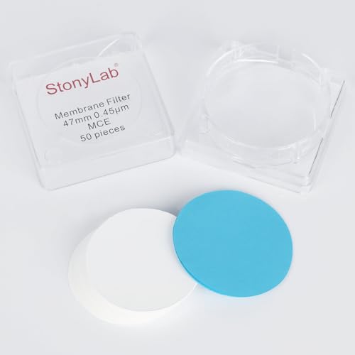 Stonylab MCE-FILTERMEMBRANE-50PK-47MM Mce Mixed Cellulose Ester Membrane Filter, 47Mm Diameter 0.45Μm Pore Size Mce Mixed Fiber Filter Membrane For Lab Filtration thumb #5