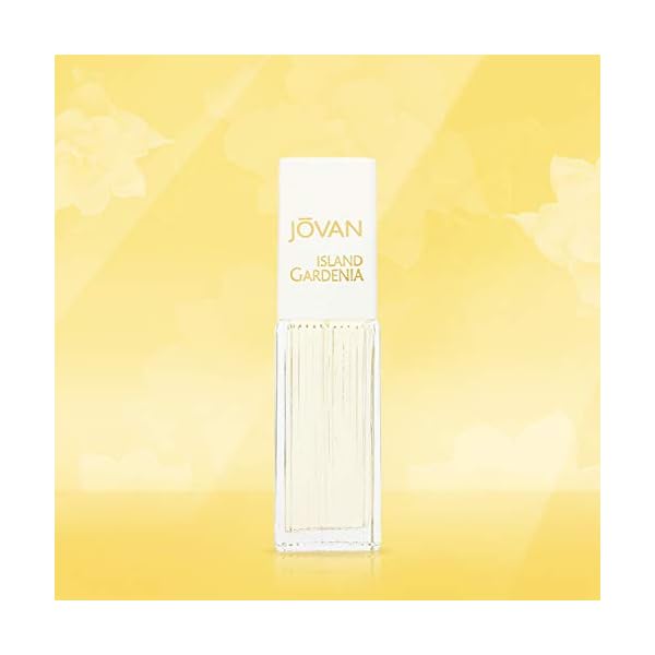 Jovan Island Gardenia Eau de Cologne Spray, Refreshing Women's Perfume, Natural Scent, Vegan Formula, 1.5oz