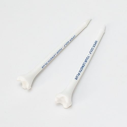 VIPERGOLF Tour Length Plus Plastic Golf Tees, 4 Prong Cup Design, Includes Sizes - 40 Count - 38mm, 20 Count - 69mm, 40 Count - 83mm (Pack of 100)