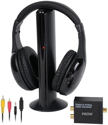 thumbnail image 2 of Daysnew Wireless Headphones For TV Watching With Charging Dock & RF 2 of 11