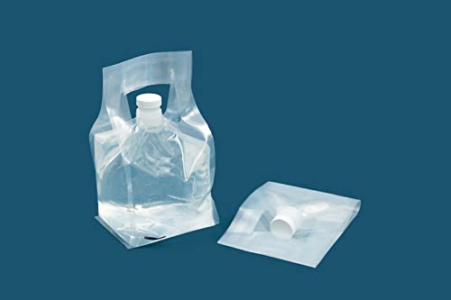 Smart Bottle 1 Gallon Collapsible Container (25 Count), Food Safe, BPA Free, Takeout Container
