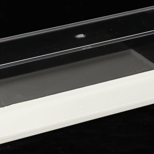 Image of Clear Storage Box Clear Display Case for Small Figurines Model Action Figure White