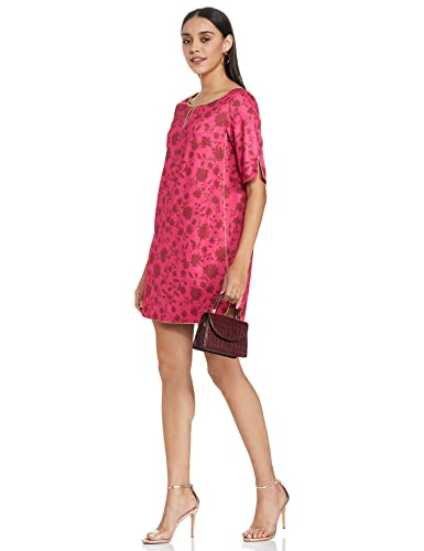 Image of RIVER Women's 97% Polyester, 3% Lycra RS2NJDR325B Above The Knee Casual Dress