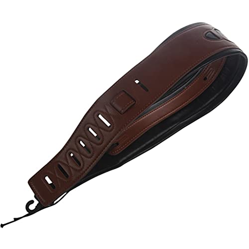 XJJZS Sangle de Guitare en Cuir de Vachette véritable pour Guitare Basse électrique réglable rembourré - Les Beatles, Paul McCartney, John Lennon, RIngo Starr, George Harrison XJJZS Sangle de Guitare en Cuir de Vachette véritable pour Guitare Basse électrique réglable rembourré