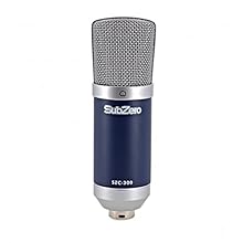 A VERSATILE MIC FOR ALL MUSICIANS - The SZC-300 is a high quality, large diaphragm condenser microphone, housed in a sturdy and durable metal chassis. This mic is ideal for broadcasting, podcasting, live performances, studio recording, home recording...