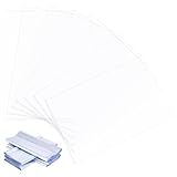 BENECREAT 200 Stück Heißschrumpfbeutel, 395x250mm PVC Schrumpffolienbeutel, Transparente Verpackung für Seife Badebomben Verpackung Schuhlagerung Schutz DIY Handmade Geschenke